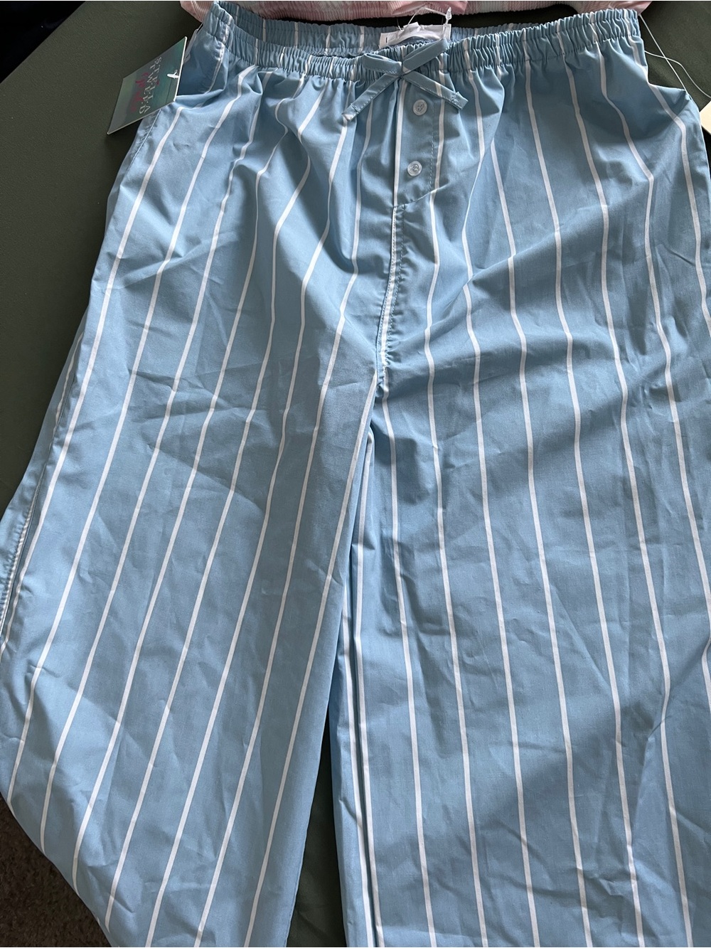Stella Tweed Girls Pink Sleep Shorts and Blue Sleep Pants Size 16